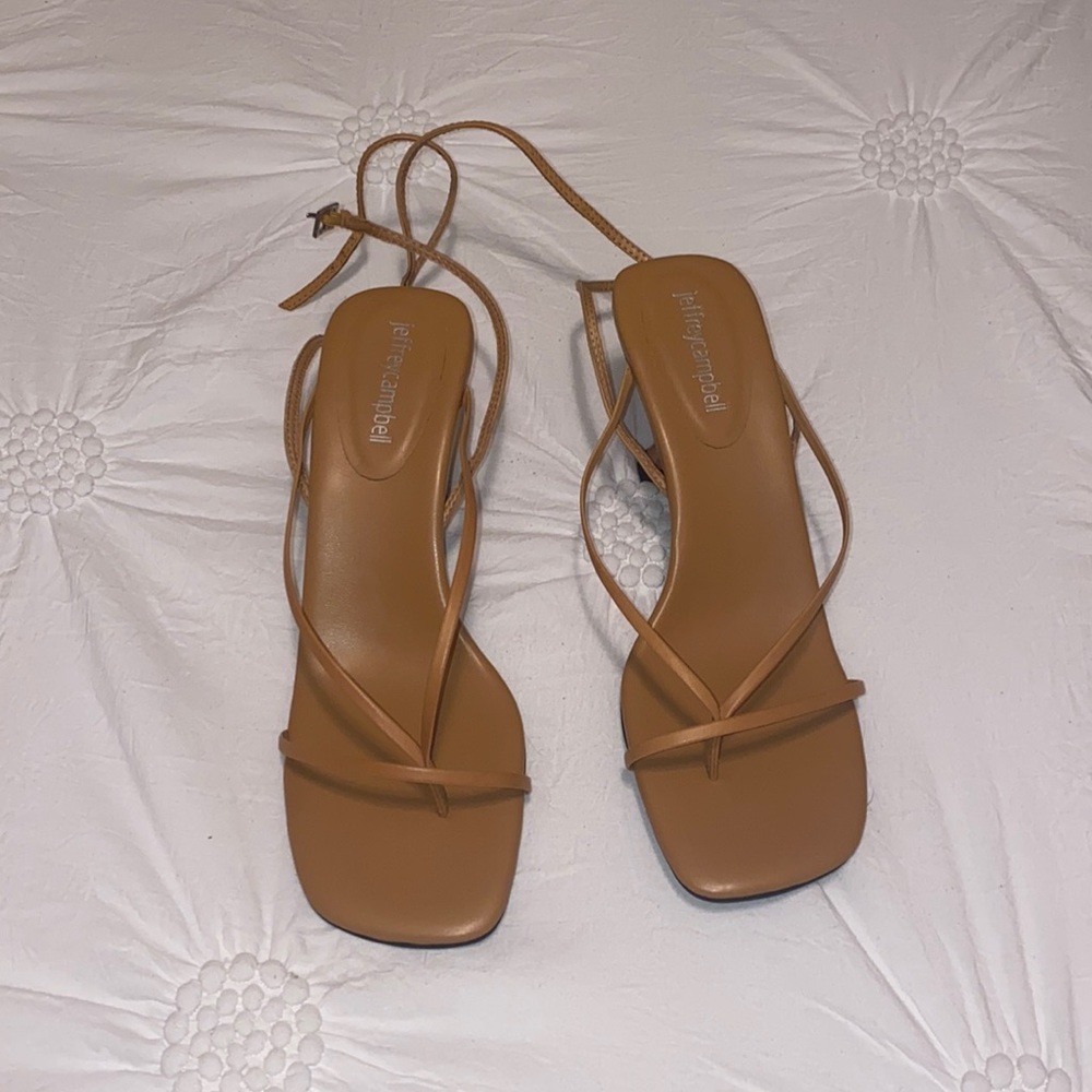 Jeffrey Campbell fluxx strap heels